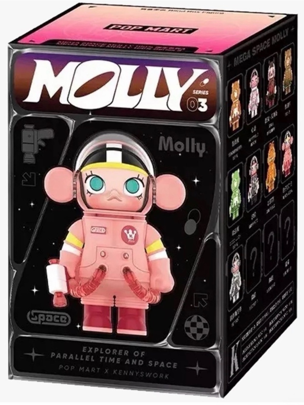 AUTHENTIC POP MART Space Molly 100% Series 3